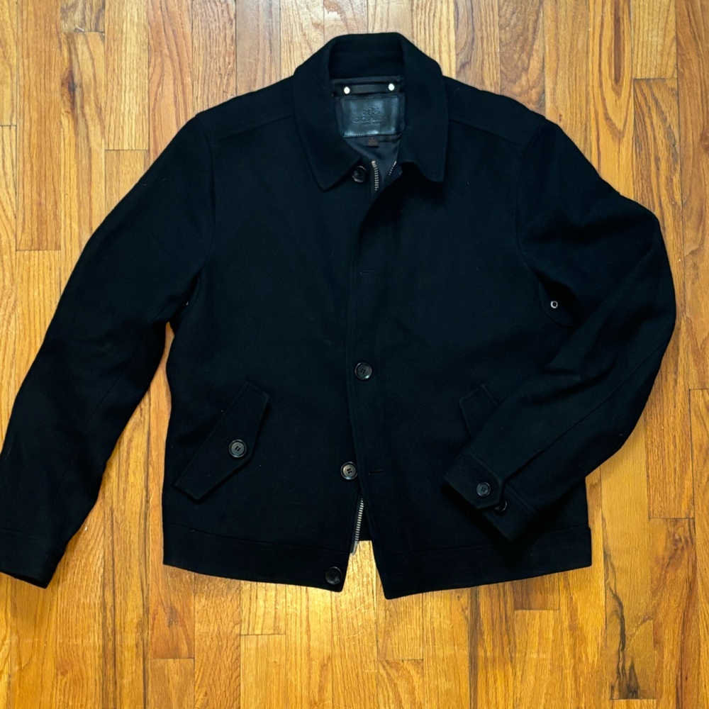 EUC: Coach Men | Wool collar jacket | M (Sample 1 of 1)